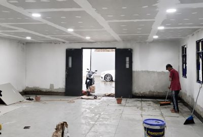 Proyek pembangunan Training Center Mayor Oking Cibinong