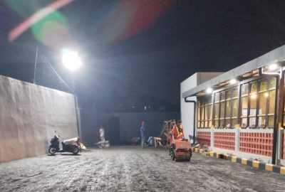 Proyek pembangunan Training Center Mayor Oking Cibinong